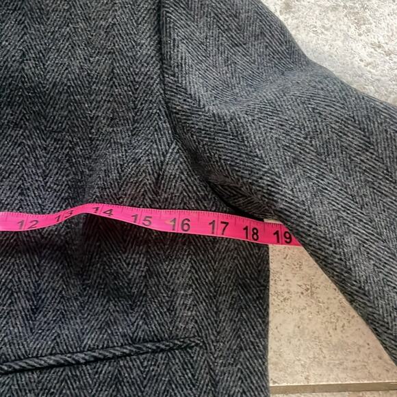 J.Crew Wool-blend Herringbone Lady Jacket Heathered Grey Herringbone - Picture 13 of 15